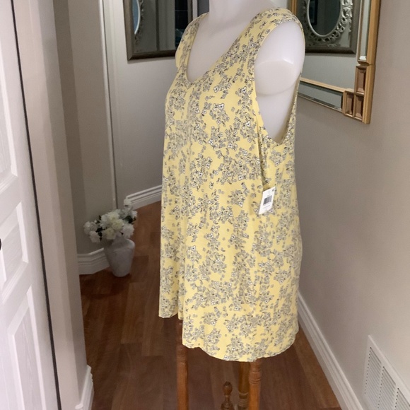NWT Style & Co Yellow Tank L/XL 40 bust - Picture 8 of 8